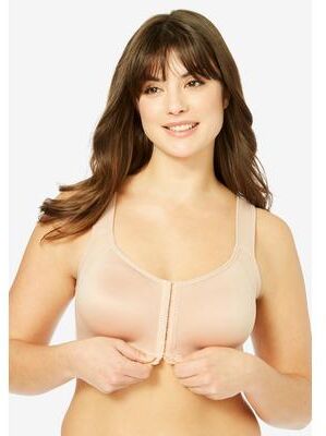 Plus Size Women's The Moira Posture Bra by Leading Lady in Sand (Size 38 G)