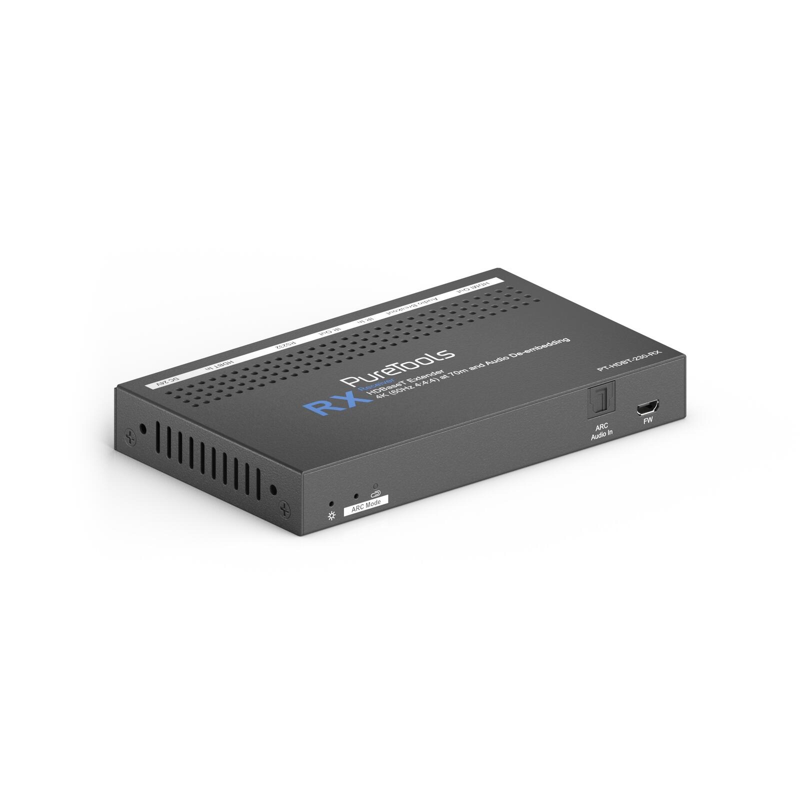PureTools - 18G HDBaseT Receiver mit ARC und Audio-Breakout PT-HDBT-230-RX