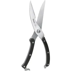 6x Metaltex Geflügelschere Professional, Kochbesteck, Schwarz