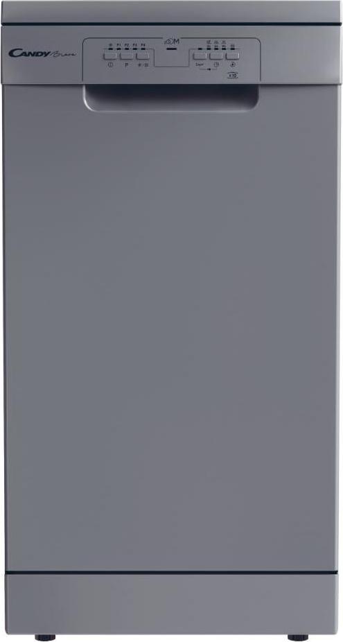 Candy Brava CDPH 2L1047S, Freistehend, Single (45 cm breit), Silber, 2 Korb/Körbe, Zusammenklappbar, Korb