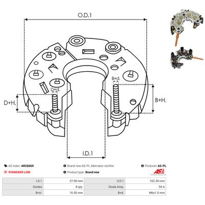 AS-PL Gleichrichter, Generator ARC6069