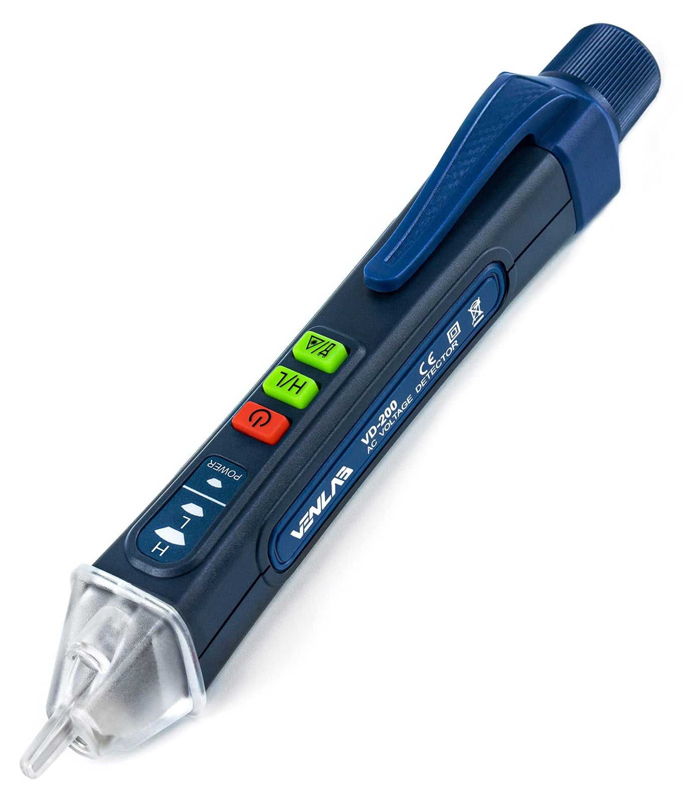 Selius Contactloze AC Spanningstester met Geluids- en Lichtalarm