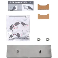 KEUCO Klebe-Set 4 für Edition 11 Duschkörbe und Elegance Feuchtpapierbox, 04994000400 04994000100