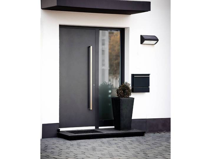 Applique murale LED Solar - Type E 21 x 11 x 9cm Noir
