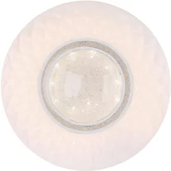 Globo, Deckenleuchte, Deckenleuchte Magnifique weiss 1xLED (2200 lm)