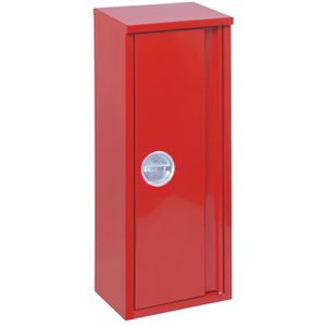 Abtec Feuerlöscherschrank mit Drehgriff, Metall, Aufputz, für Feuerlöscher bis 12 kg