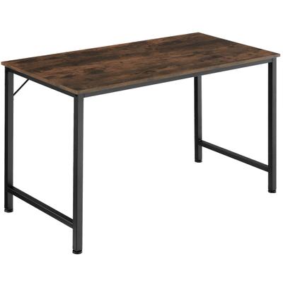 tectake Schreibtisch Jenkins Industrial Holz Dunkel, Rustikal
