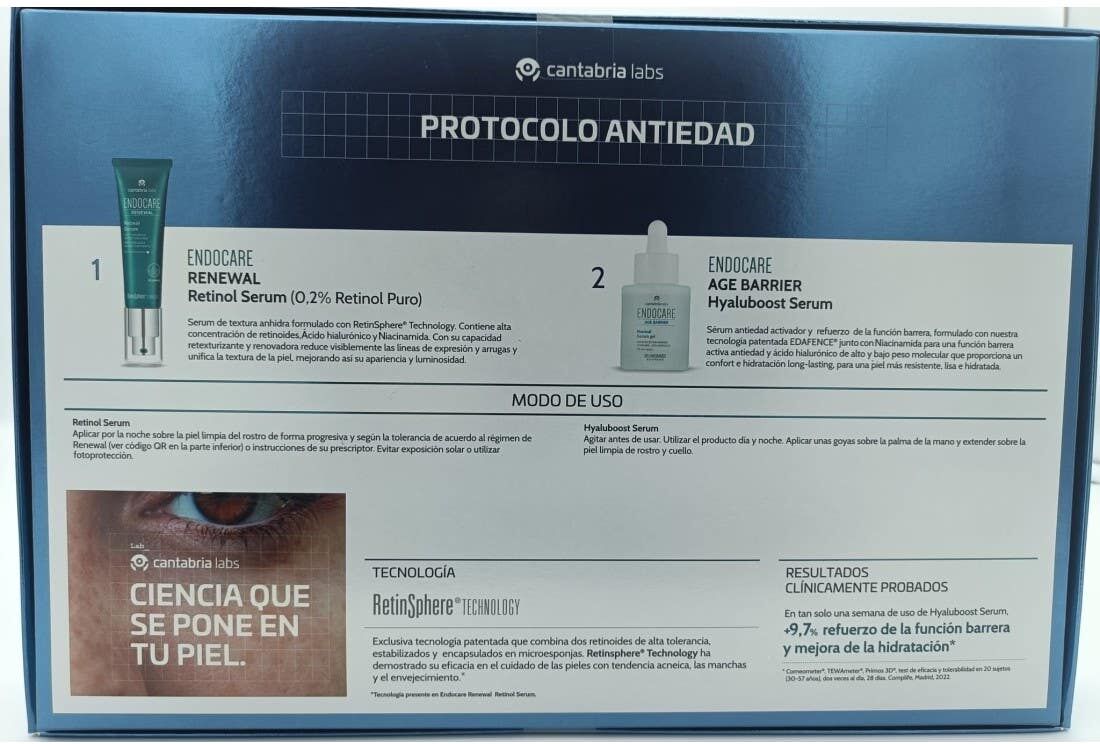 Endocare Pack Protocolo Antiedad Renewal + Age Barrier + Neceser