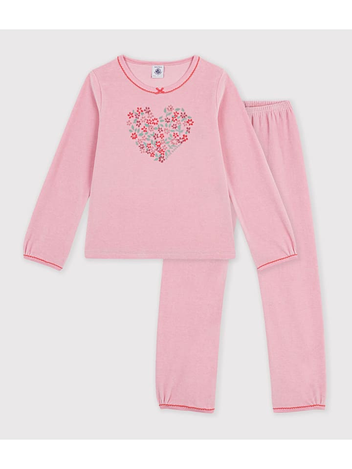 PETIT BATEAU Pyjama in Rosa - 116