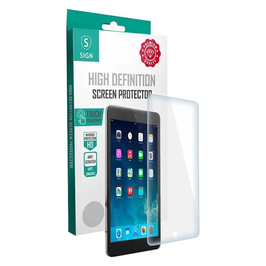 SIGN iPad Air/2 & 9.7 Screen Protector Tempered Glass (Apple iPad Air 2013, Apple iPad Air 2014) (IPDA-PREMGLAS-01)