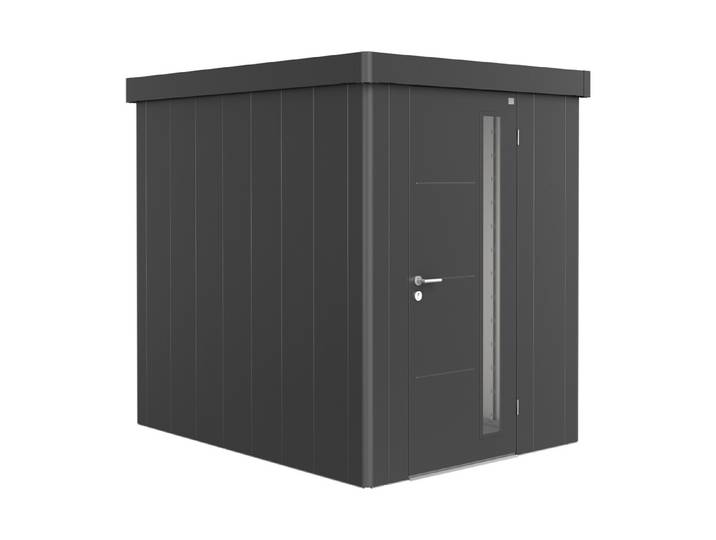 Biohort Gerätehaus Neo 2A Standardtüre Dunkelgrau