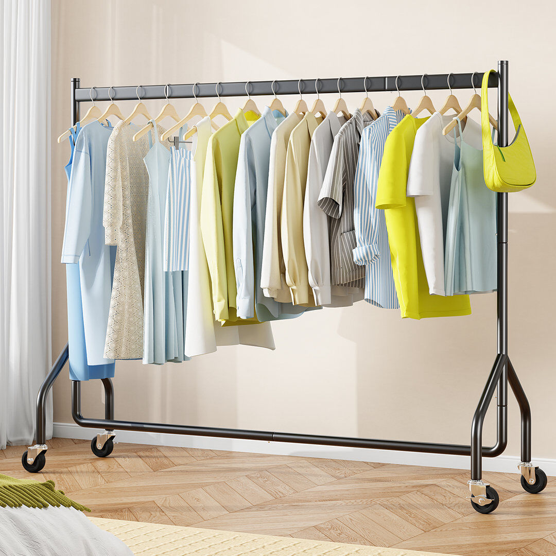 Rebrilliant Rolling Clothes Rack 152cm