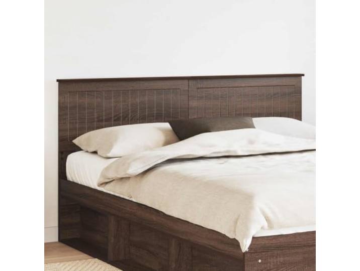 RJPLMFV Kopfteil Eiche Braun Holz Minimalistisches Design, pflegeleicht, rechteckige Form, einfache Montage zu zweit
