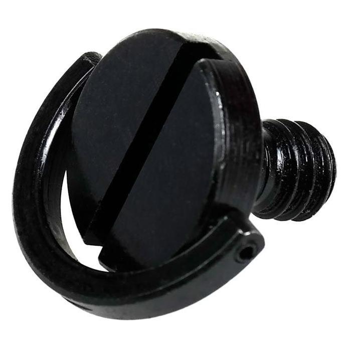 Caruba 1/4" Schroef met D Ring Zwart (Stativ Schwenkgriff) (D44470)