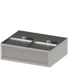 Stalgast Kompensations-Wandhaube "Expert Line", 2000x900x450 mm,  Kastenform mit LC2 Typ A Zyklonen-/Labyrinthfilter