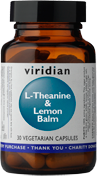 Viridian L-Theanine 200 mg and Melissa 30 Vegetarian Capsules