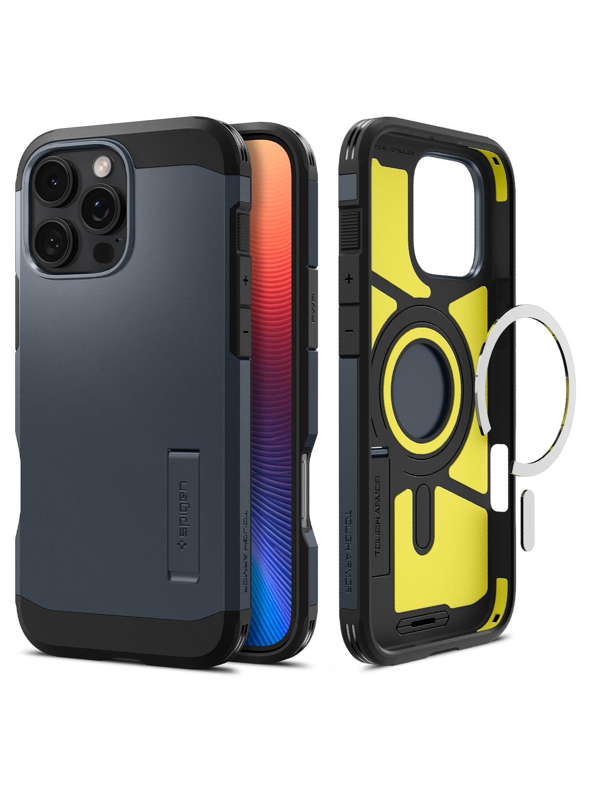 Spigen Tough Armor MagSafe - metal slate - iPhone 16 Pro Max