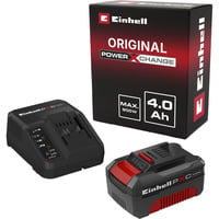 Power-X-Change Starter-Kit A1, 18Volt 4Ah, Set schwarz/rot, Akku + Ladegerät
