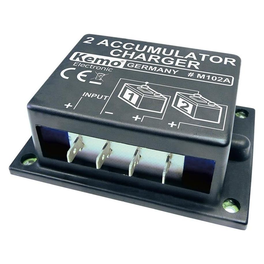 Kemo 6-24V Zwei-Akkulader M102A (M102A)