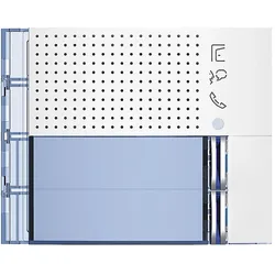 Bticino, Zubehör Gebäudesicherheit, Frontblende Lautsprecher LED 2Rt Allwhite