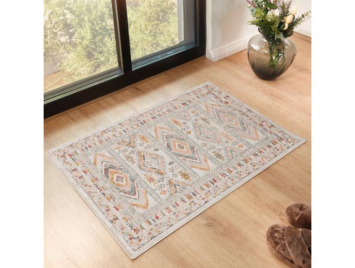 Teppich LIVABLISS JAIPUR , creme, B:80cm H:12,7mm L:150cm, Polypropylen, Teppiche, Teppich