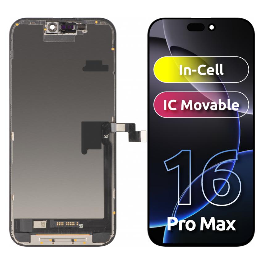 JK Display Unit fur iPhone 16 Pro Max, In-Cell Version, Black (Display, Apple iPhone 16 Pro Max) (60689122)