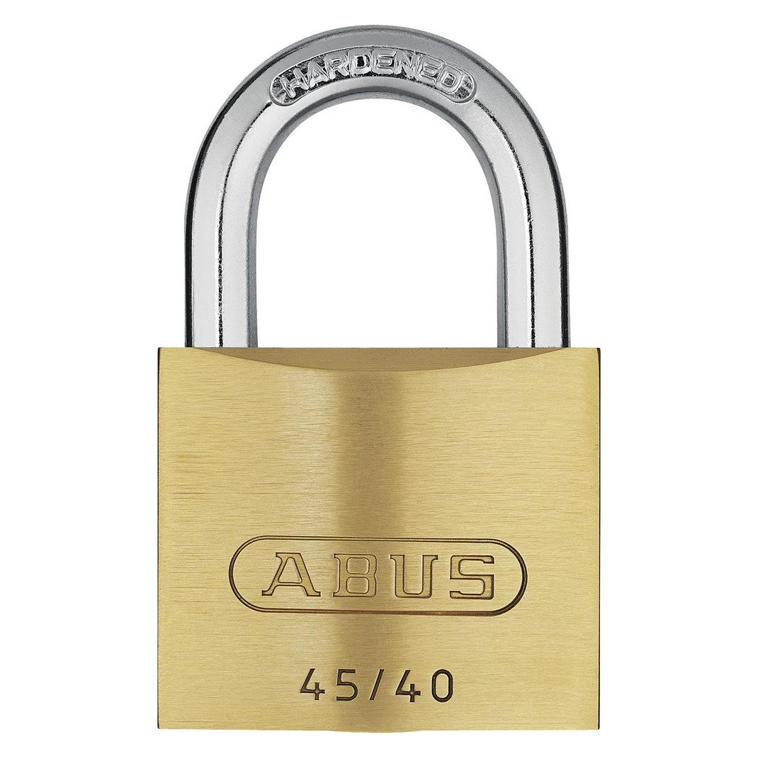 Abus Zylindervorhangschloss 45/40 Twins B/SB Schlosskörper-B.39mm MS gl. (11824)