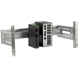 EFB 53719.1V2 19” Universal-Hutschienenträger inkl. 4HE Winkelset 537191V2