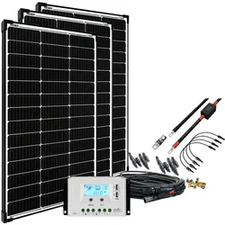 Offgridtec® basicPremium-L 300W Solaranlage 12V/24V Komplettsystem