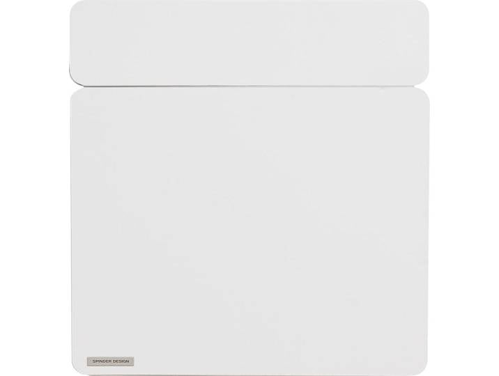 Briefkasten SPINDER DESIGN INBOX , weiss (weiß), B:390mm H:400mm T:110mm, Stahl, Briefkästen, Briefkasten, Moderner, wetterfester Briefkasten aus pulverbeschichtetem Stahl