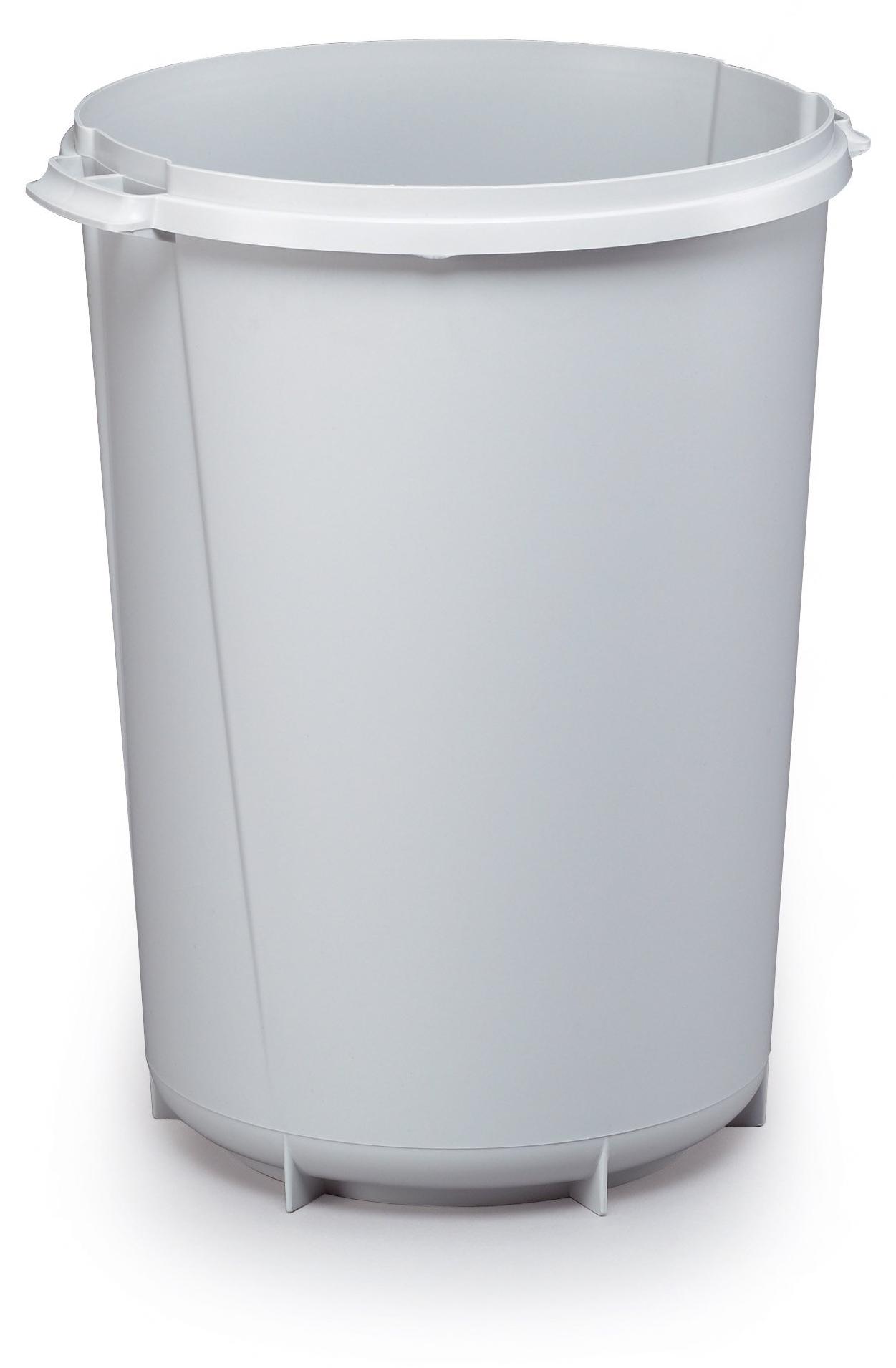 Durable Abfallbehälter Durabin Round, Mülltonne, 40 Liter, grau, 1800519050