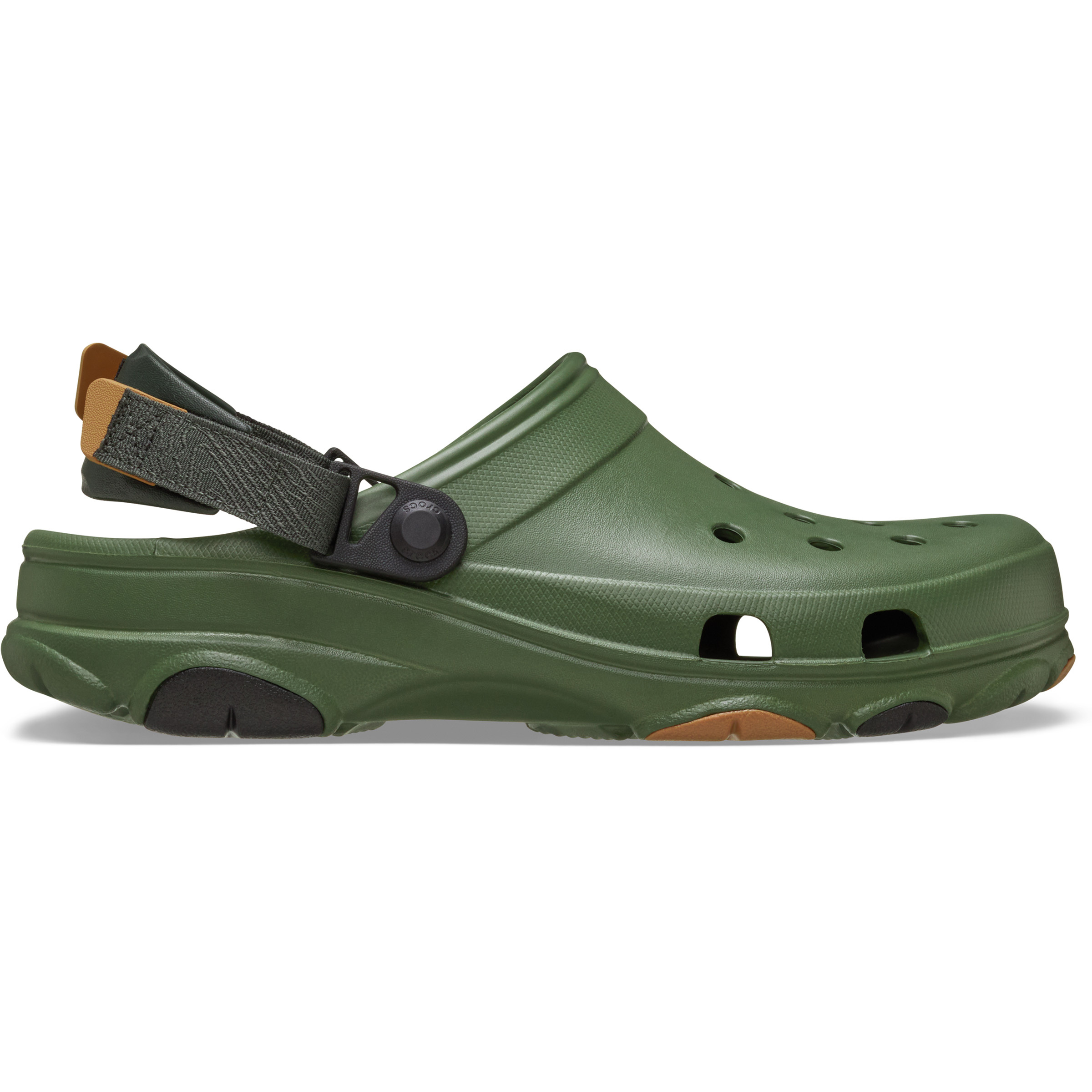 Crocs Classic All Terrain Glog Sandale Sandalen oliv Größe 39 Lifestyle