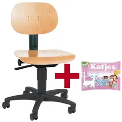 Topstar Arbeitsdrehstuhl »Tec 11« ohne Armlehnen inkl. Fruchtgummi »Yoghurt-Gums« 210 g schwarz