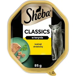 SHEBA Classics Nassfutter für Katzen mit Huhn in Terrine