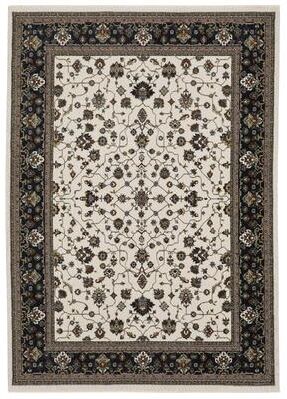 Style Haven Victoria Classic Traditional Ivory/ Navy Area Rug