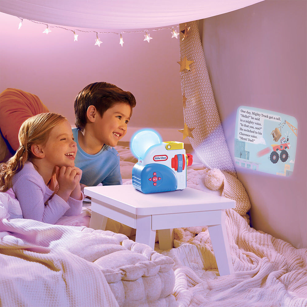 Little Tikes Story Dream Machine Mighty Truck Collection - 3 Story Cartridges & 1 Mighty Truck Figure - Ages 3-6 - Screen-Free Reading Toy