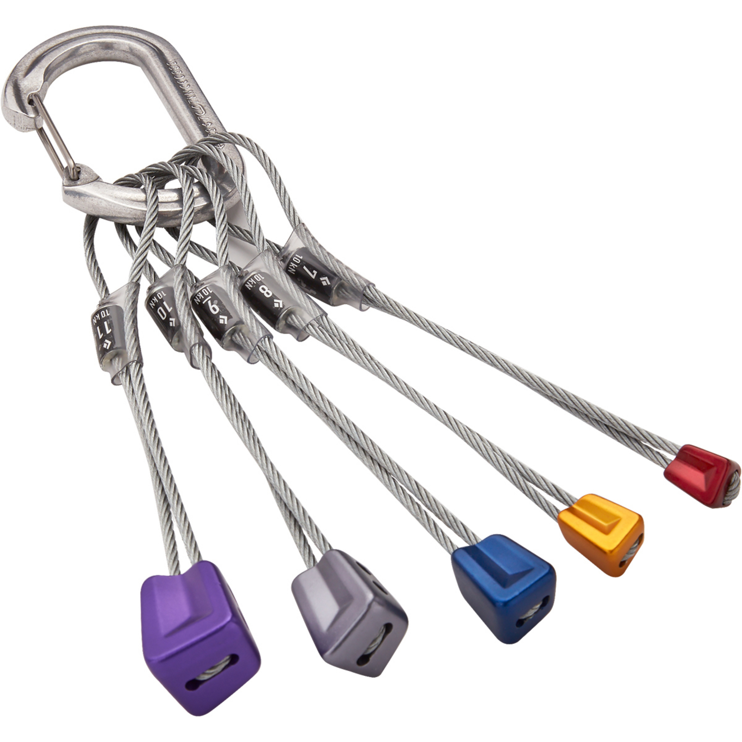 Black Diamond Offset Stopper Set #7 - 11 Klemmkeile Klemmkeile grau Alpinklettern