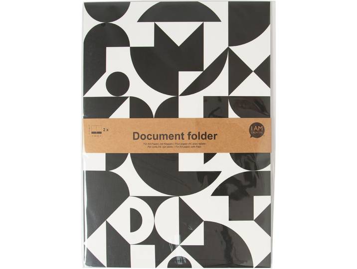 Dokumentenablage I am creative schwarz/weiss Papier B 23 cm