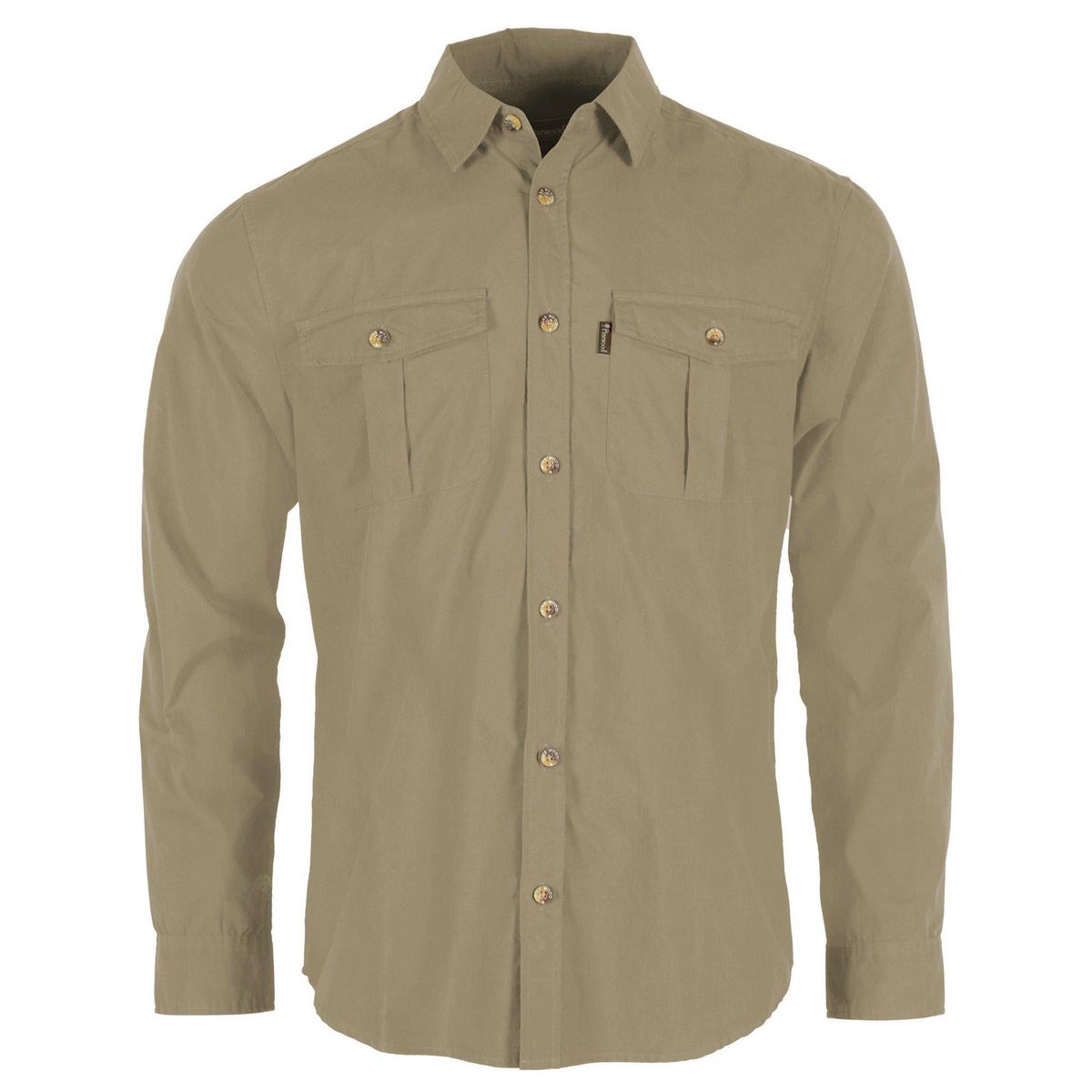 Pinewood Safari Long Sleeve Shirt sandstone (231) XXL 1-51280231009