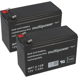 Belkin Universal F6C100evUNV Ersatzakku – 2x 12V / 7,2Ah AGM