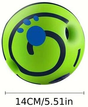 Uplifted Finds Funny Interactive Giggle Ball Dog Toy For Mental Stimulation And Play 14 Cm