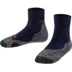 FALKE TK2 Short Kinder Socken, Größe 27-30 in Blau Blau