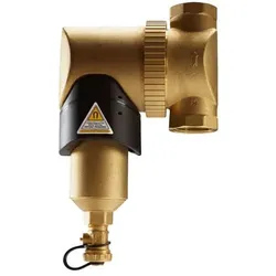 WOLF Schlammabscheider 1 1/2" drehbar inklusive Magnetitabscheider