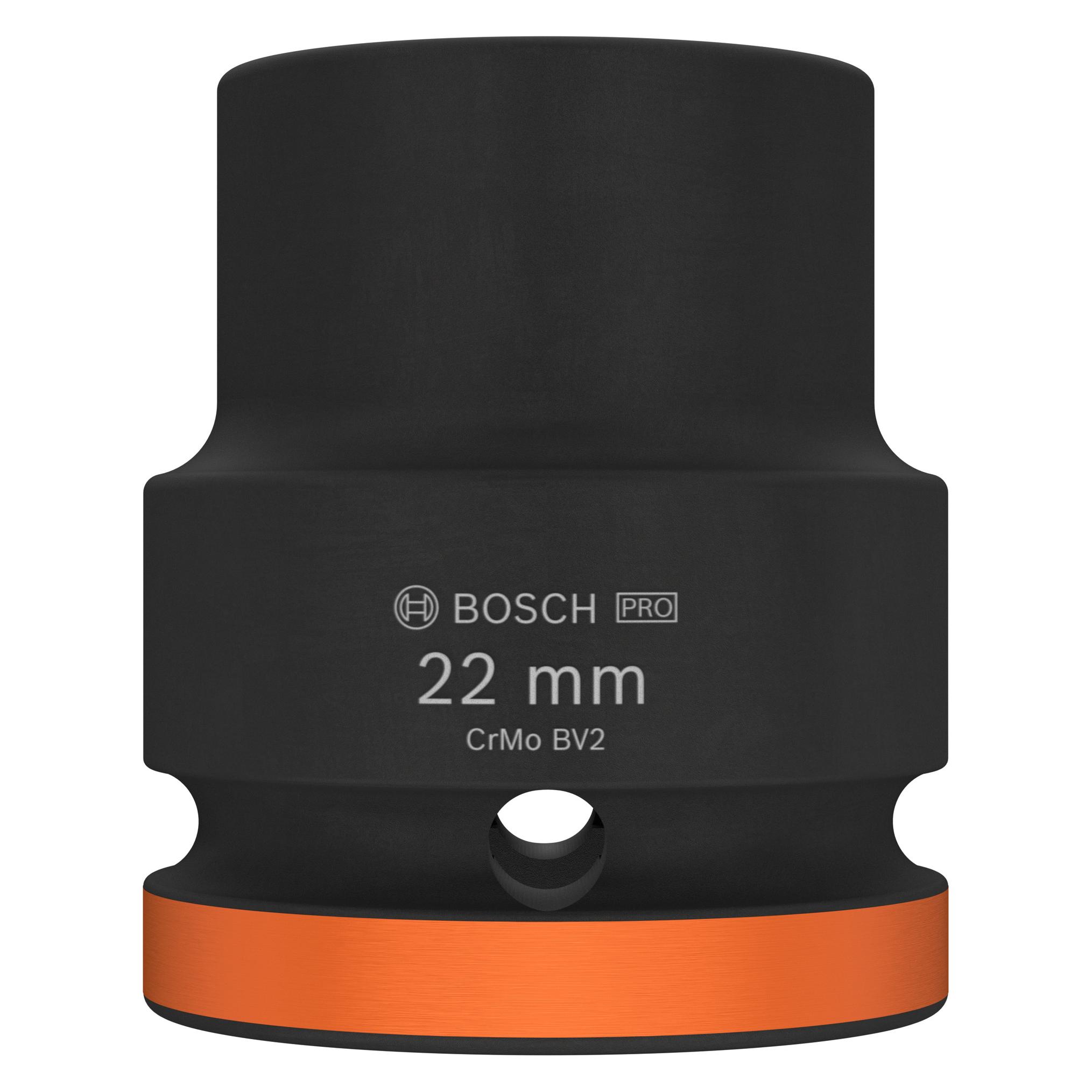 Bosch Professional Zubehör PRO Impact Steckschlüsseleinsatz, 3/4", 22 mm, Standard (22 mm) (2608003059)