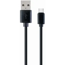 Cablexpert CC-USB2-AMCM-1M USB Kabel USB 2.0 USB A USB C 0,48 Gbit/s Schwarz