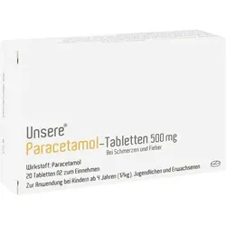 Unsere Paracetamol-Tabletten 500 mg 20 ST