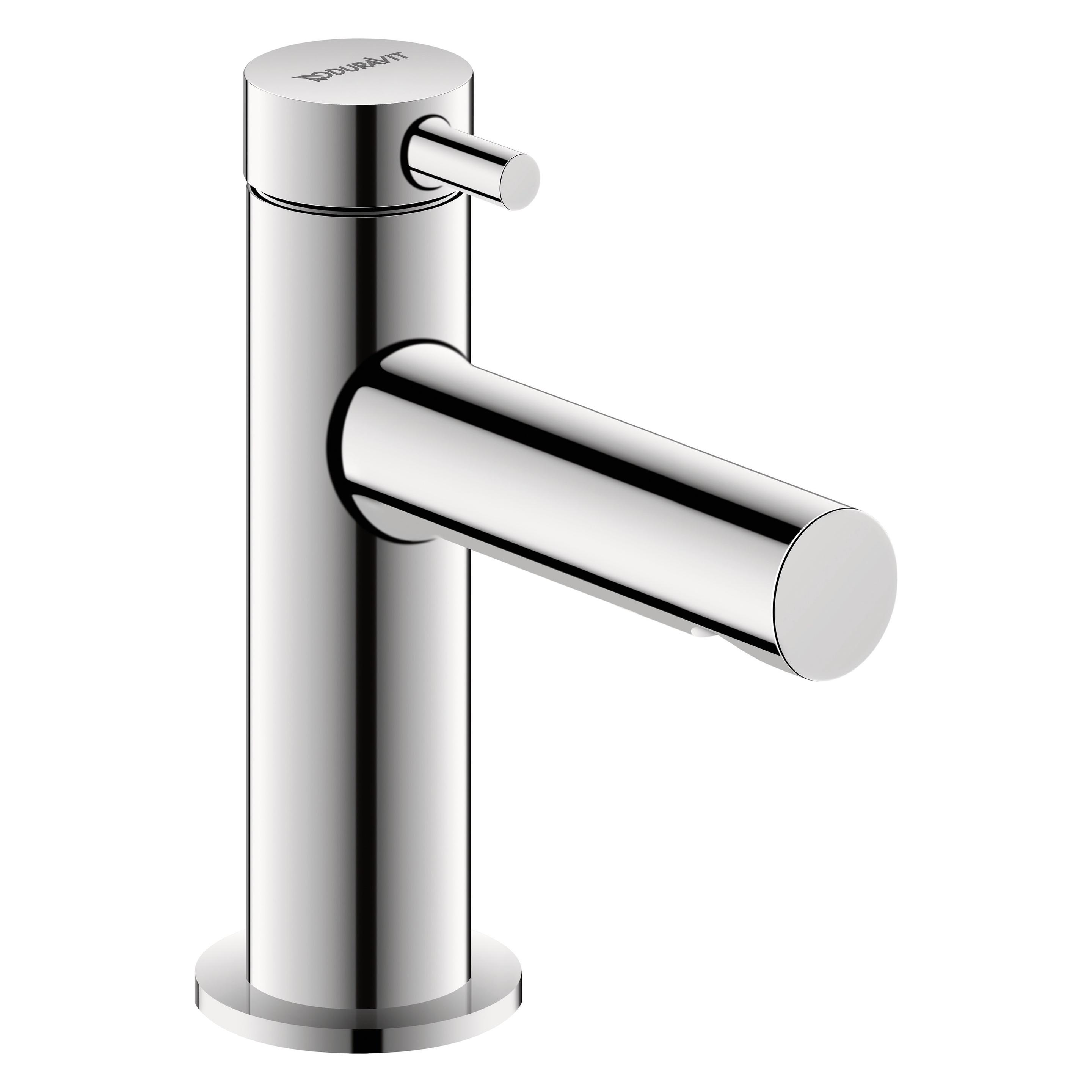 Duravit Circle Standventil, Ausladung 90 mm, ohne Ablaufgarnitur, Chrom, CE1080002010 (CE1080002010)