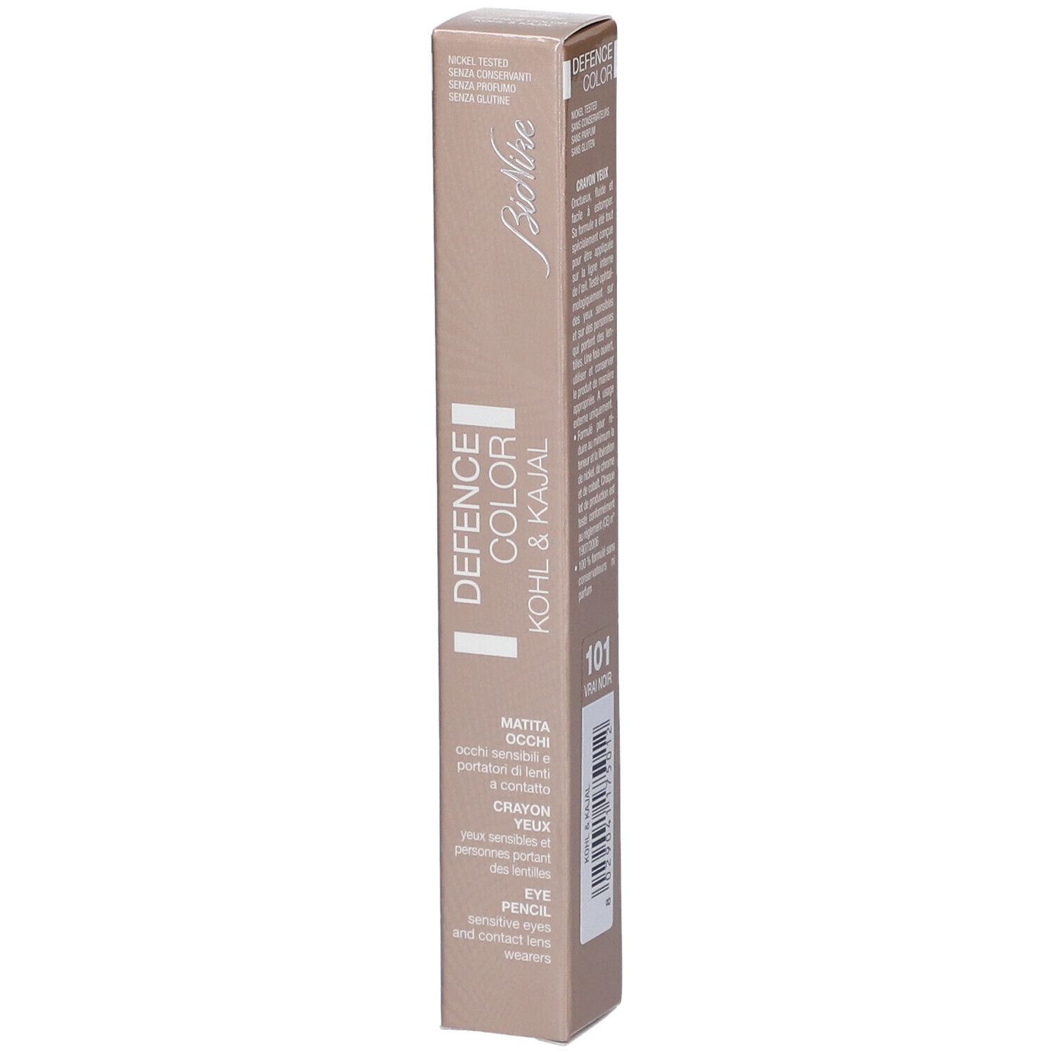 Bionike Defence Color Oogpotlood 101 Echt Zwart 1 St Make up