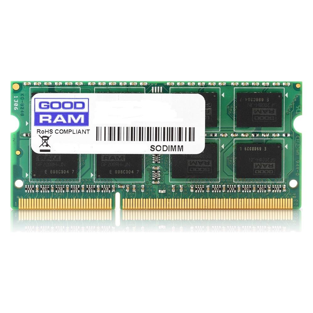 Goodram PC3-12800 Speichermodul GB DDR3 (1 x 2GB, 1600 MHz, DDR3-RAM, SO-DIMM) (W-DPL1600S2G)