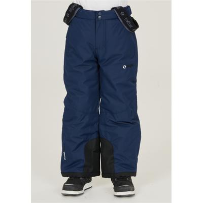 Skihose ZIGZAG "Provo", Jungen, Gr. 92, EURO-Größen, blau, 100% Polyester, unifarben, lang, Hosen Skihose, mit 10.000 mm Wassersäule